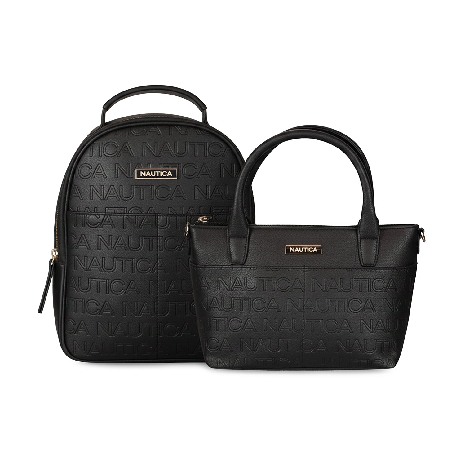 Pack Mochila Queen + Bolso tipo cartera Delray negro