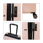 Pack 2 Maleta S+L Soho rosada + Almohada + 6 organizadores de viaje DKNY