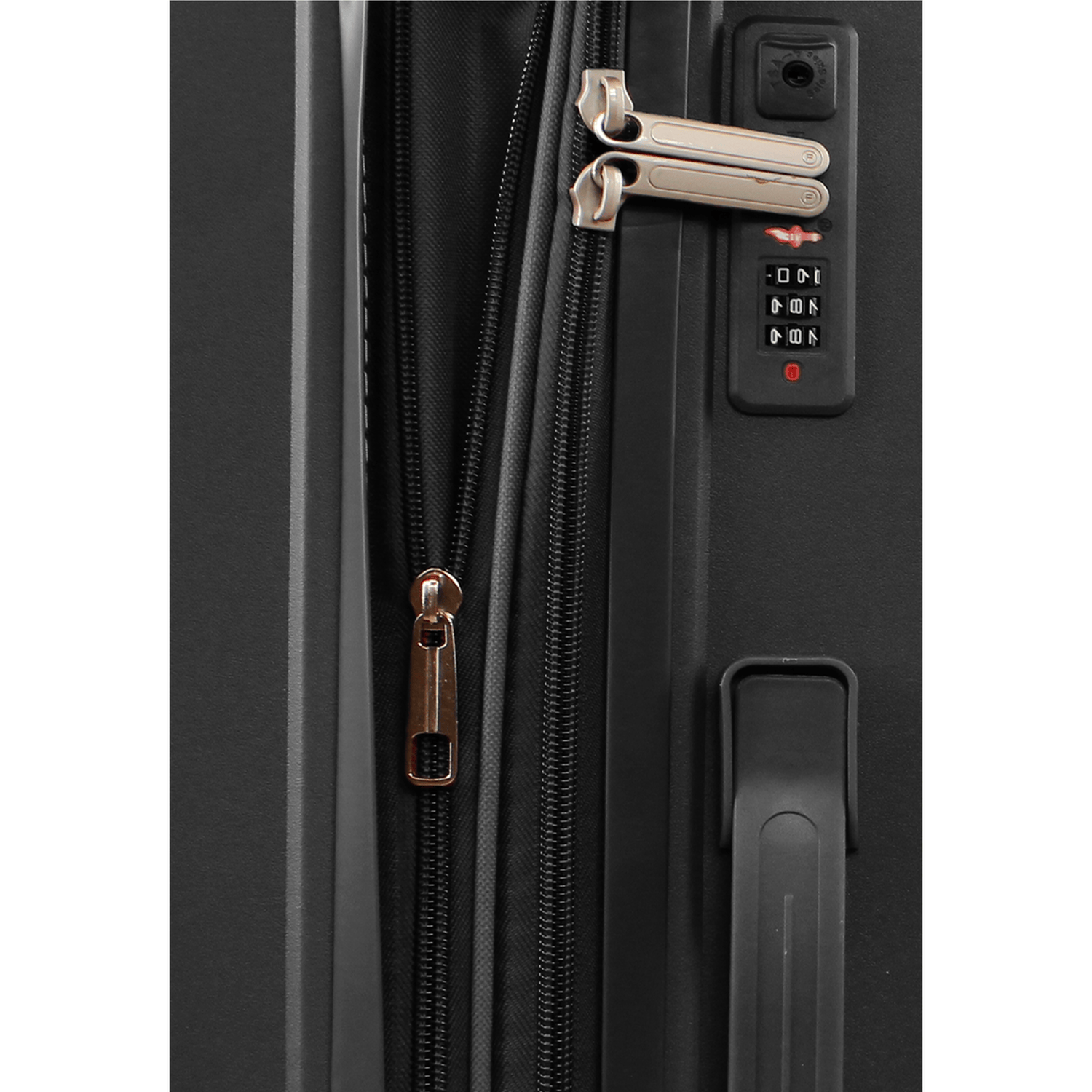 Pack Maleta cabina Lola negra 10K + Estuche Spark rose negro