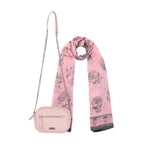 Pack cartera Calixta + pañuelo Oni rosa