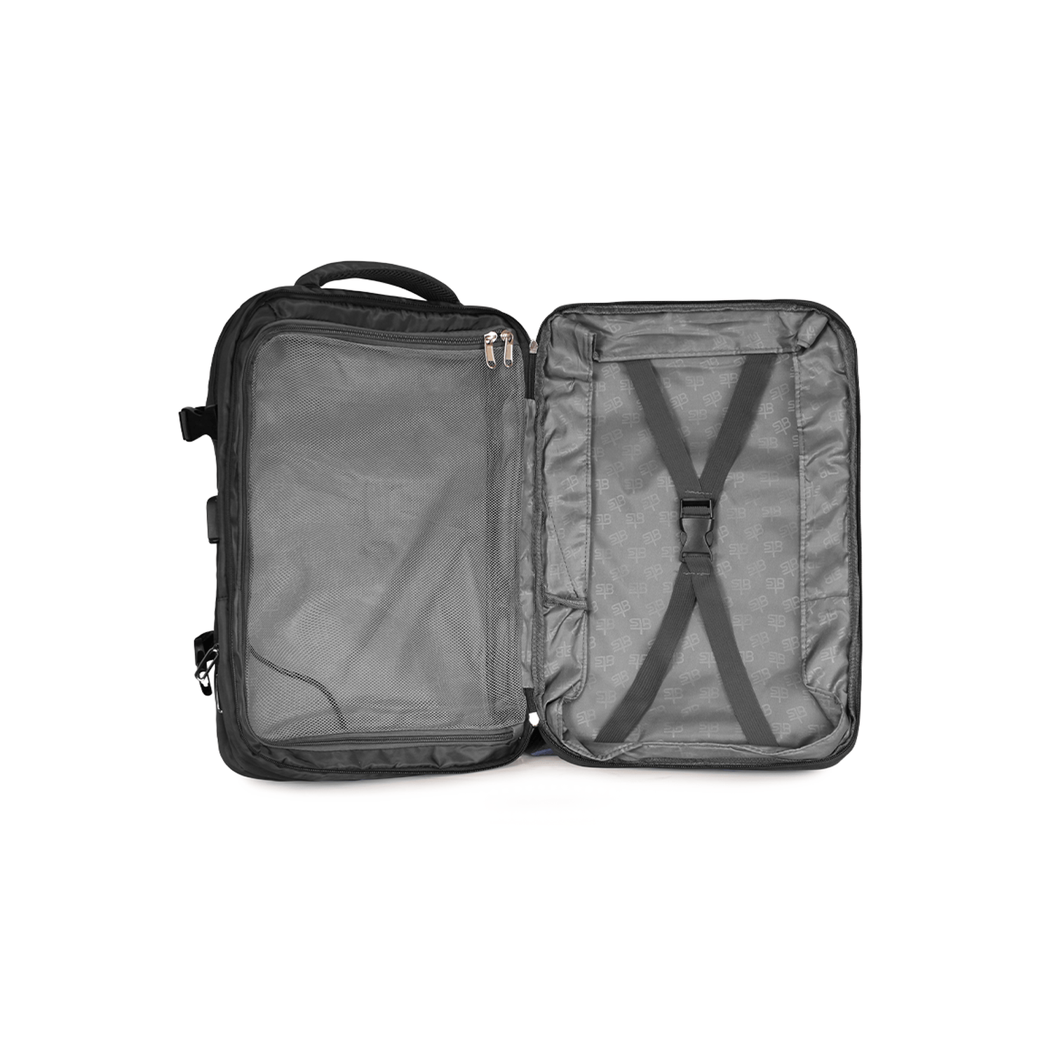 Mochila Viral con usb negro