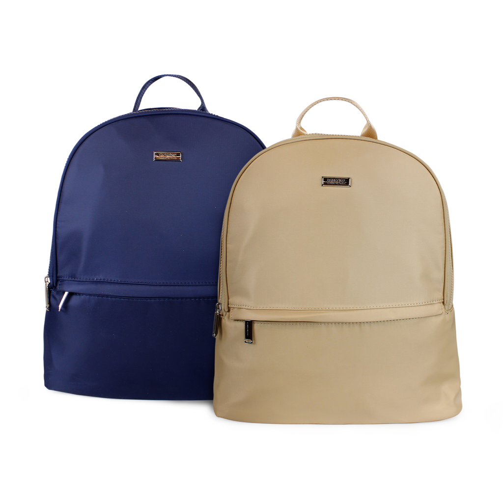 Pack 2 Mochilas Savannah beige y azul