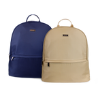 Pack 2 Mochilas Savannah beige y azul