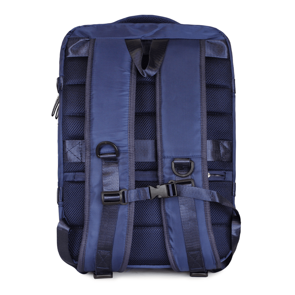Mochila viaje Viral con usb azul