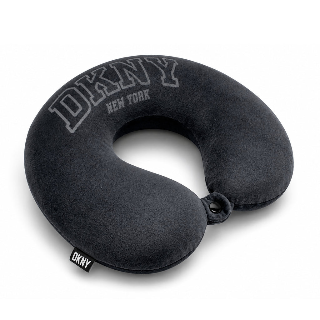 Almohada de Viaje Memory Foam VARSITY DONNA KARAN negro
