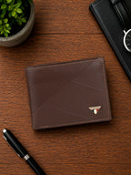 Billetera hombre Enzo café con monedero Carven Paris