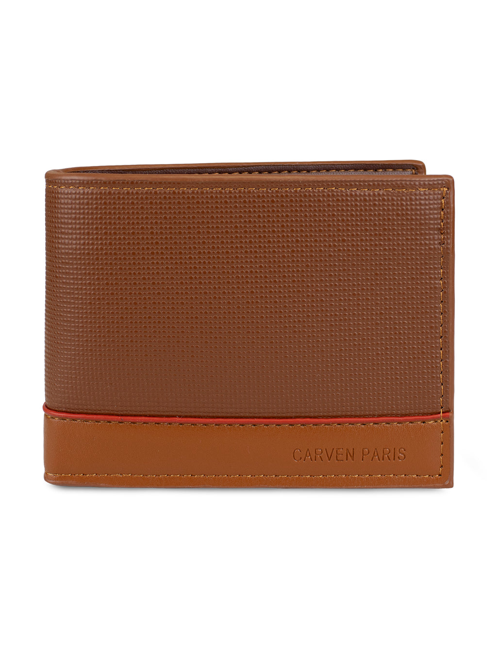 Billetera hombre Gino café con monedero Carven Paris