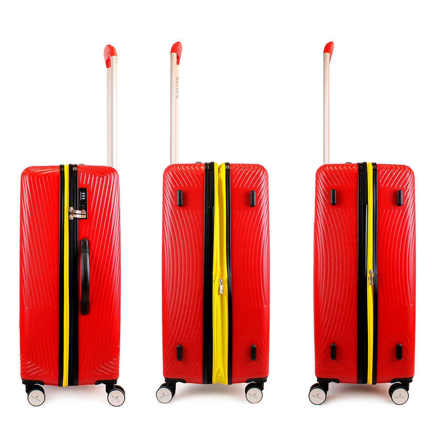 Pack 2 maletas S+M Bahamas rojo