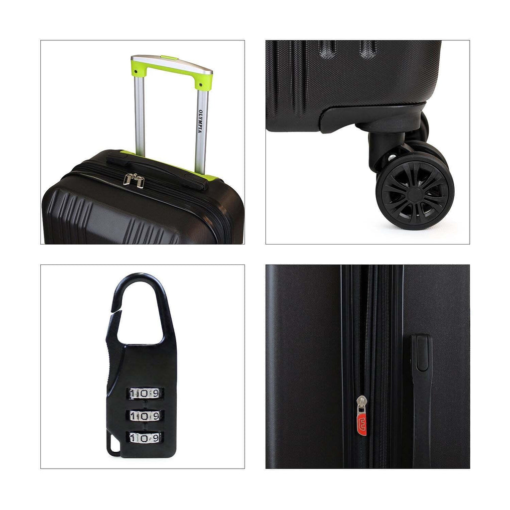 Pack 2 maletas S+M Olympia y negro
