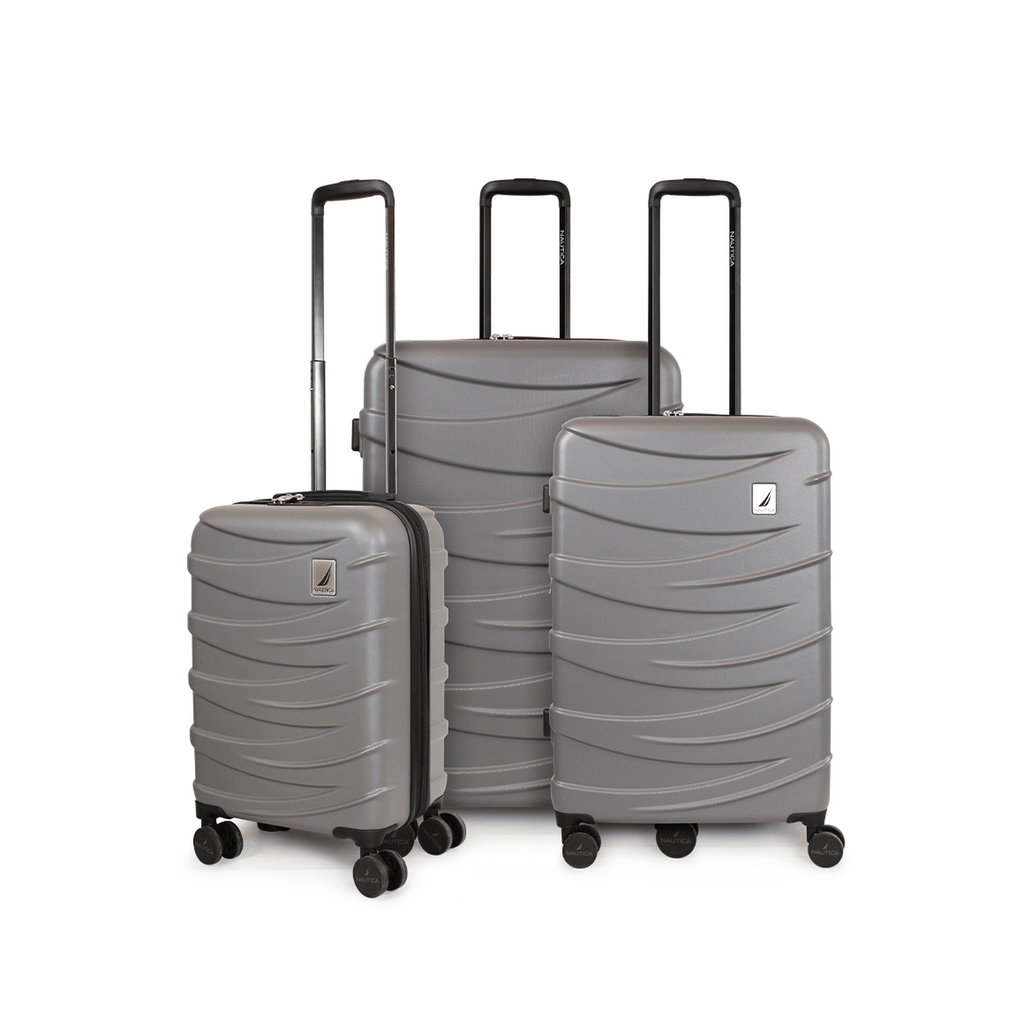 Set 3 maletas S+M+L Mónaco gris