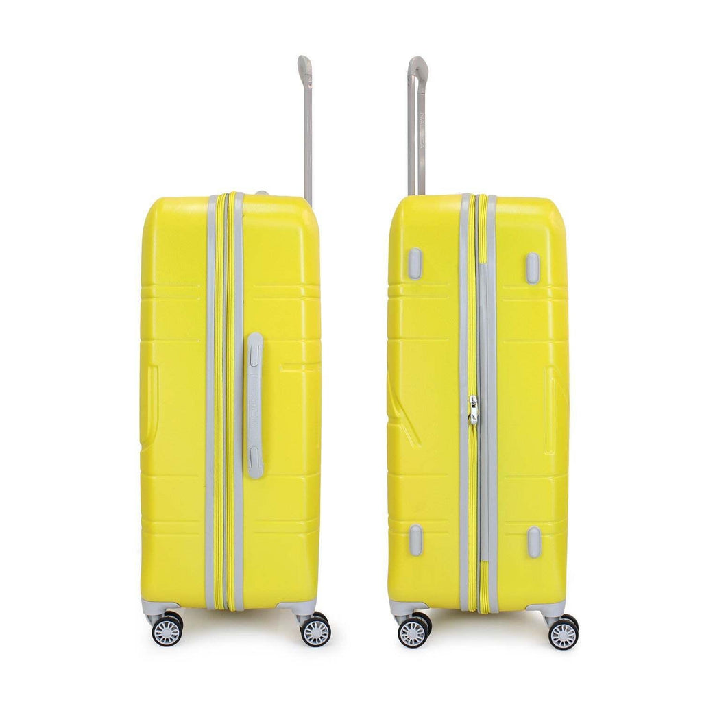 Set 3 maletas S+M+L Palermo amarillo