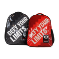 Pack Wilson 2 mochilas infantil Logan roja y negra 