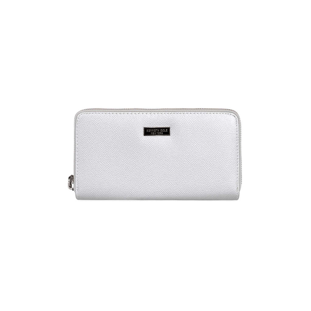 Pack Billetera Bessie silver + Pañuelo Alcala plateado