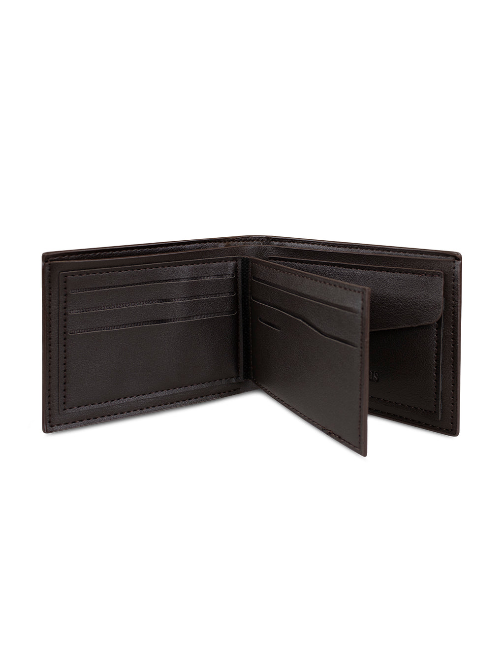 Billetera hombre Enzo café oscuro con monedero Carven Paris