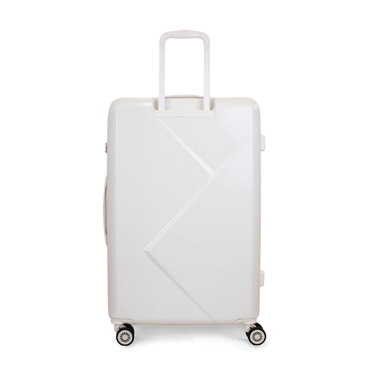 Pack Maleta Grande DKNY Your Call blanca + 6 organizadores de viaje