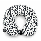 Almohada de Viaje Memory Foam DONNA KARAN letras blancas