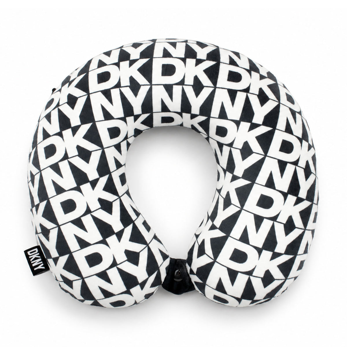 Almohada de Viaje Memory Foam DONNA KARAN letras blancas