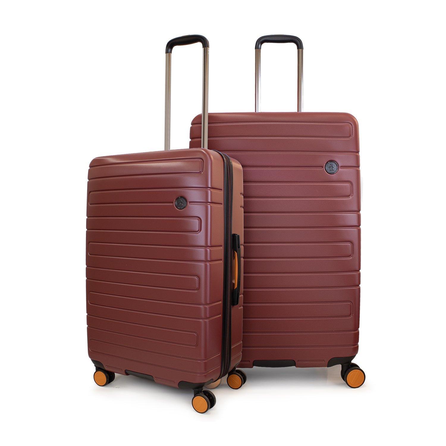 Pack 2 maletas M+L Milan burdeo