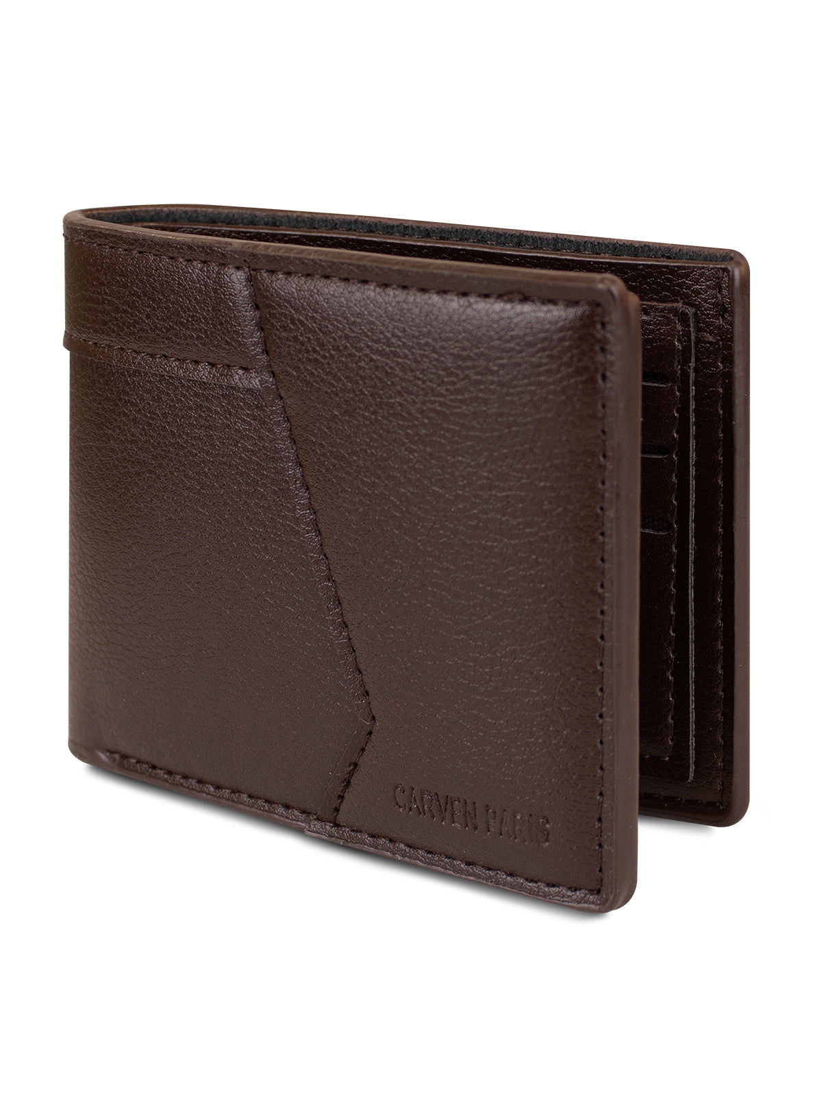 Billetera hombre Milan café oscuro Carven Paris