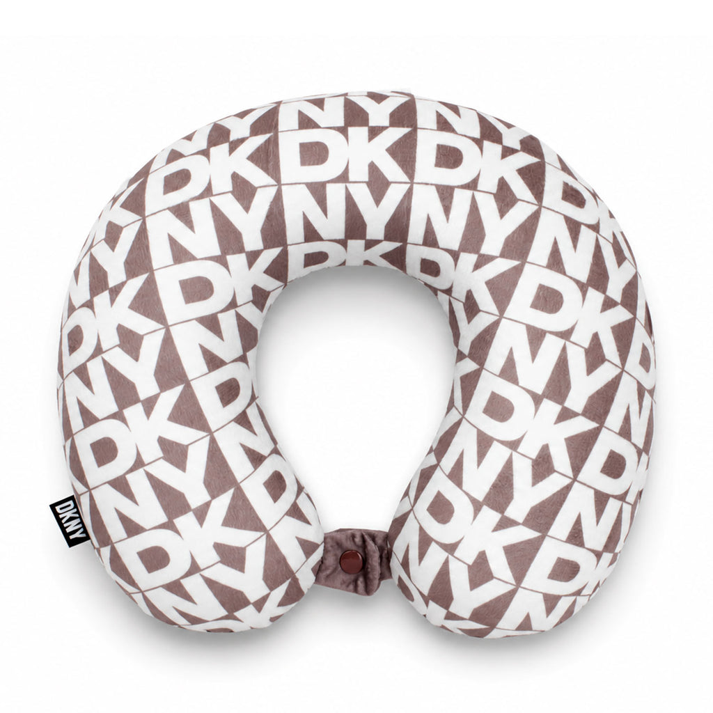 Almohada de Viaje Memory Foam DONNA KARAN café