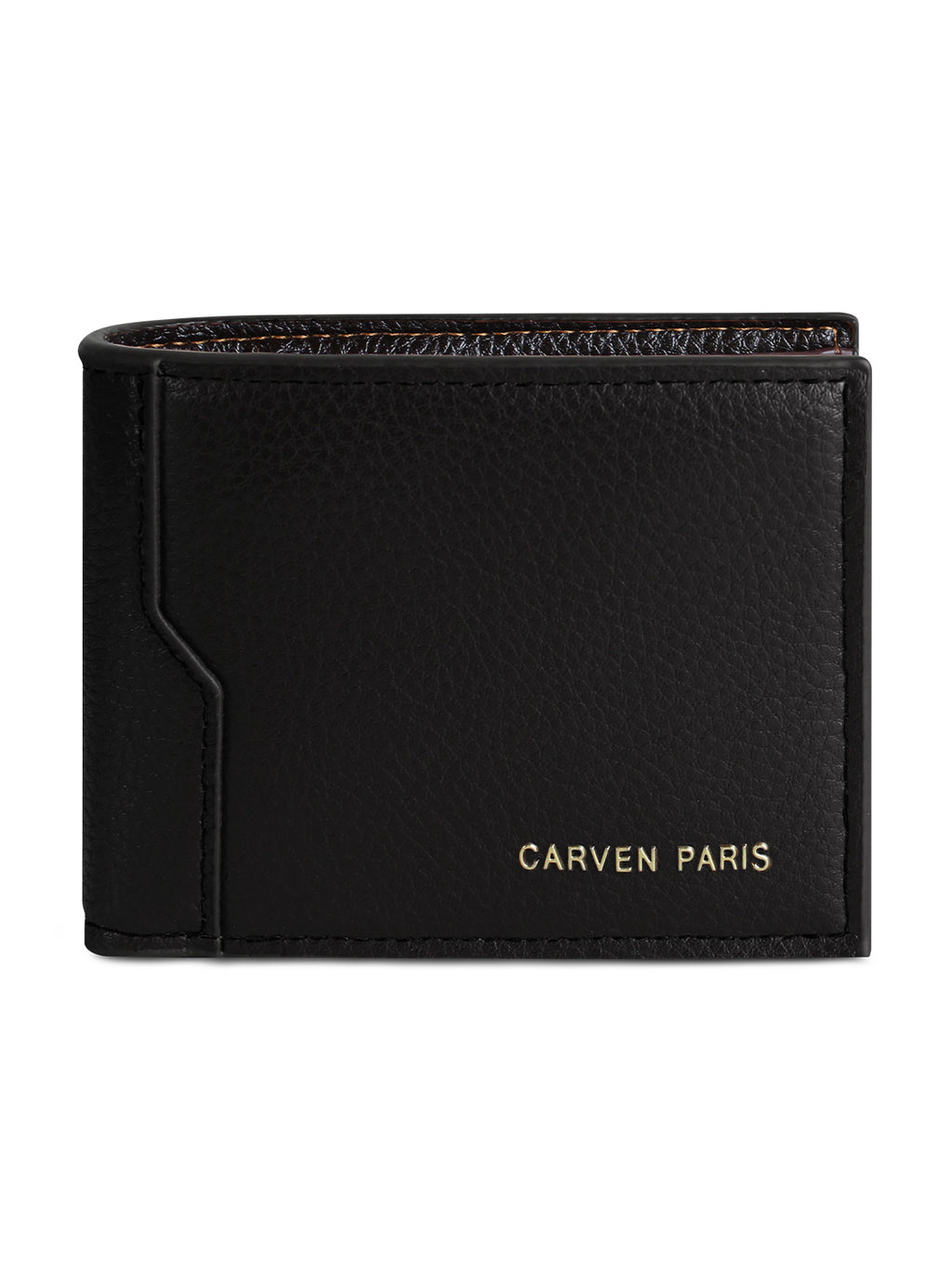 Billetera hombre Dante negra con monedero Carven Paris