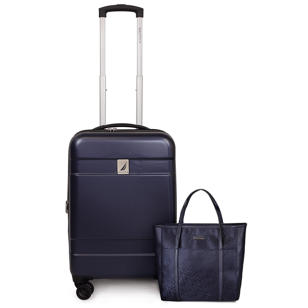 Pack Maleta cabina Bora (10 Kg) + Cartera Leeway azul
