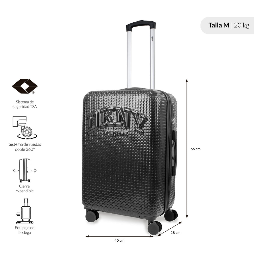 Maleta mediana Hot Town negro