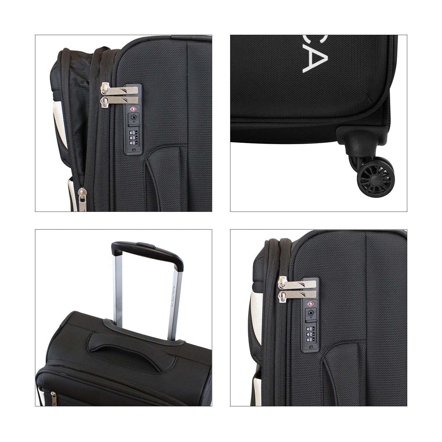 Pack 2 maletas M+L Marbella negro