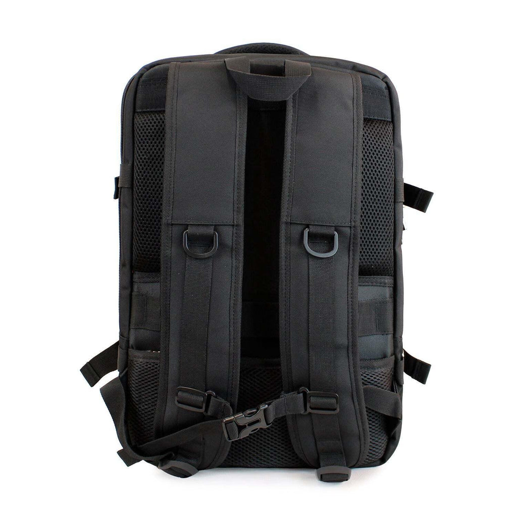 Mochila ejecutiva viaje con portanotebook y USB negro