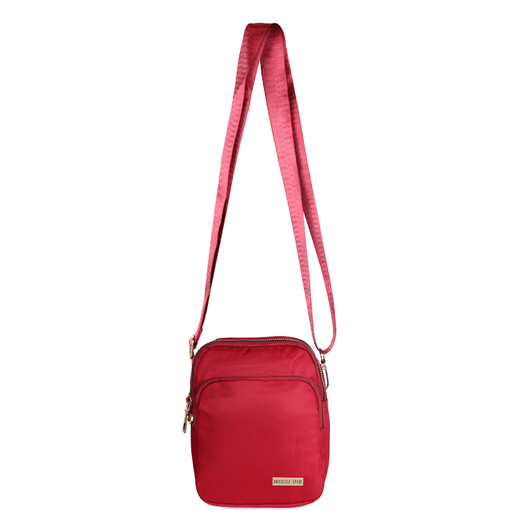 cartera isa rojo
