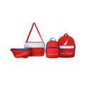 Pack mochila Parvus y Orión + banano Kappa + bolso Perseo rojo