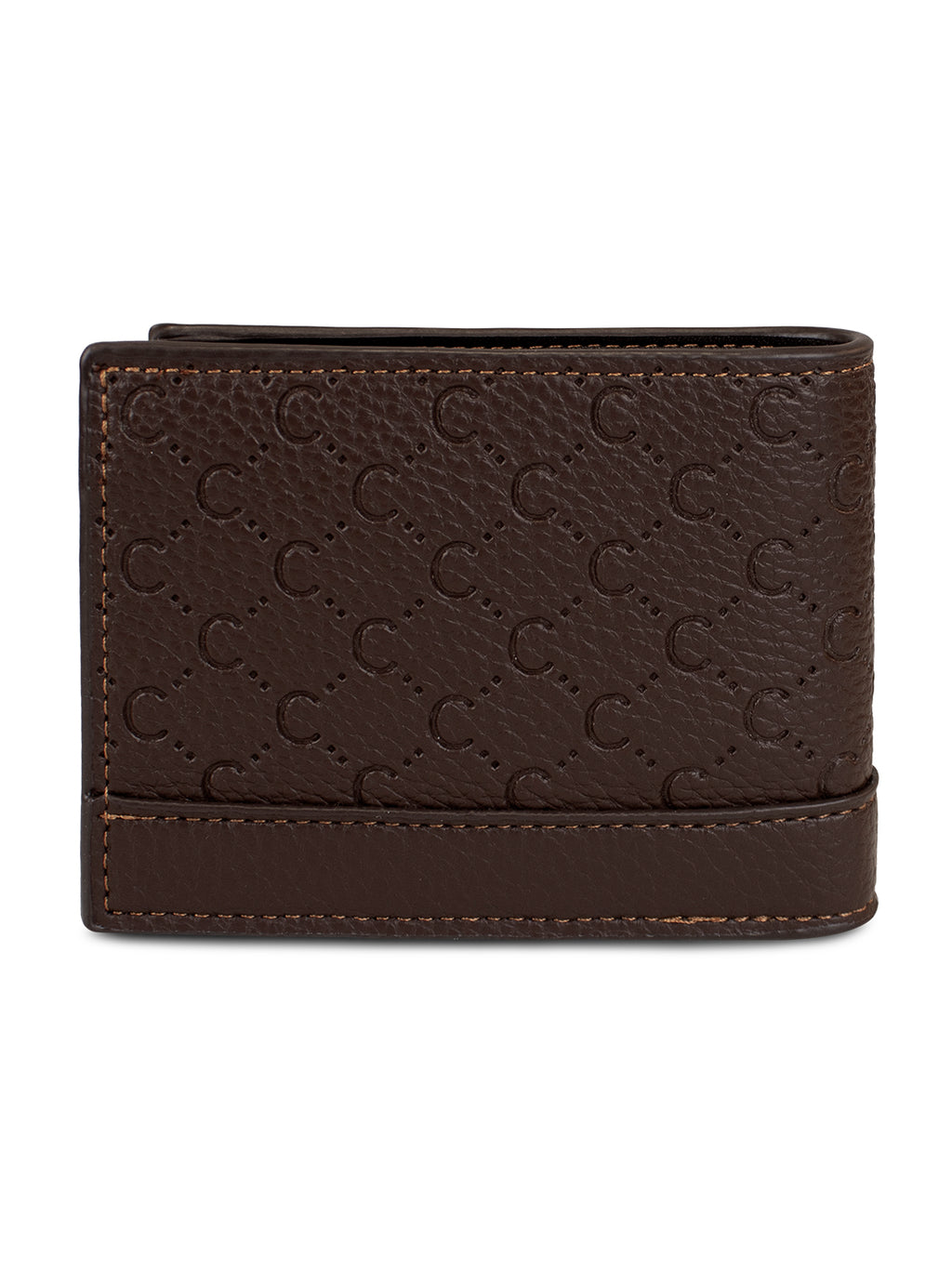 Billetera hombre Lucca café oscuro con monedero Carven Paris