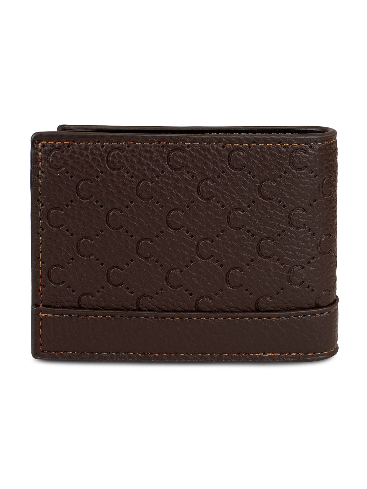 Billetera hombre Lucca café oscuro con monedero Carven Paris