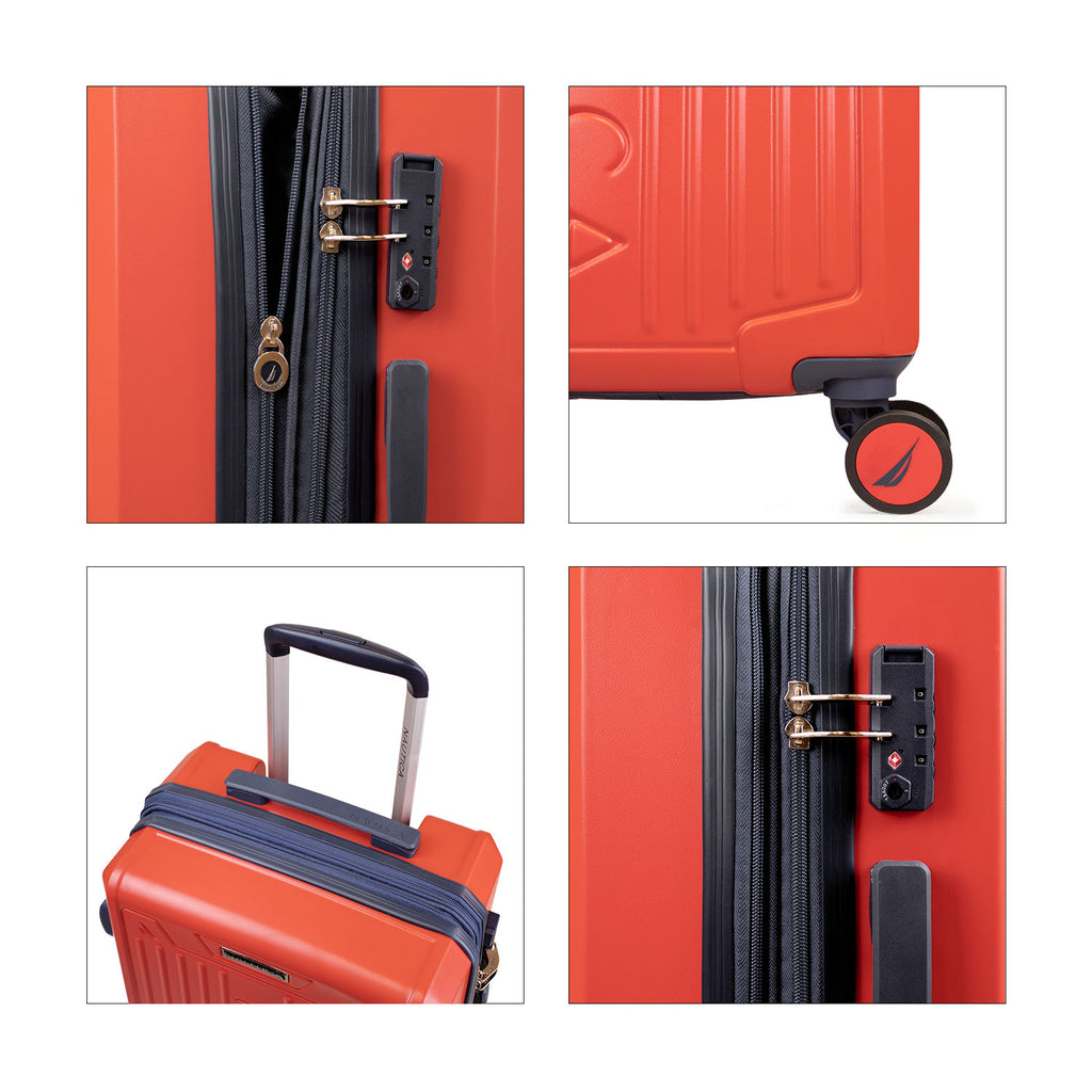 Pack 2 maletas M+L Copper naranja