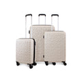 Set 3 maletas S+M+L beige