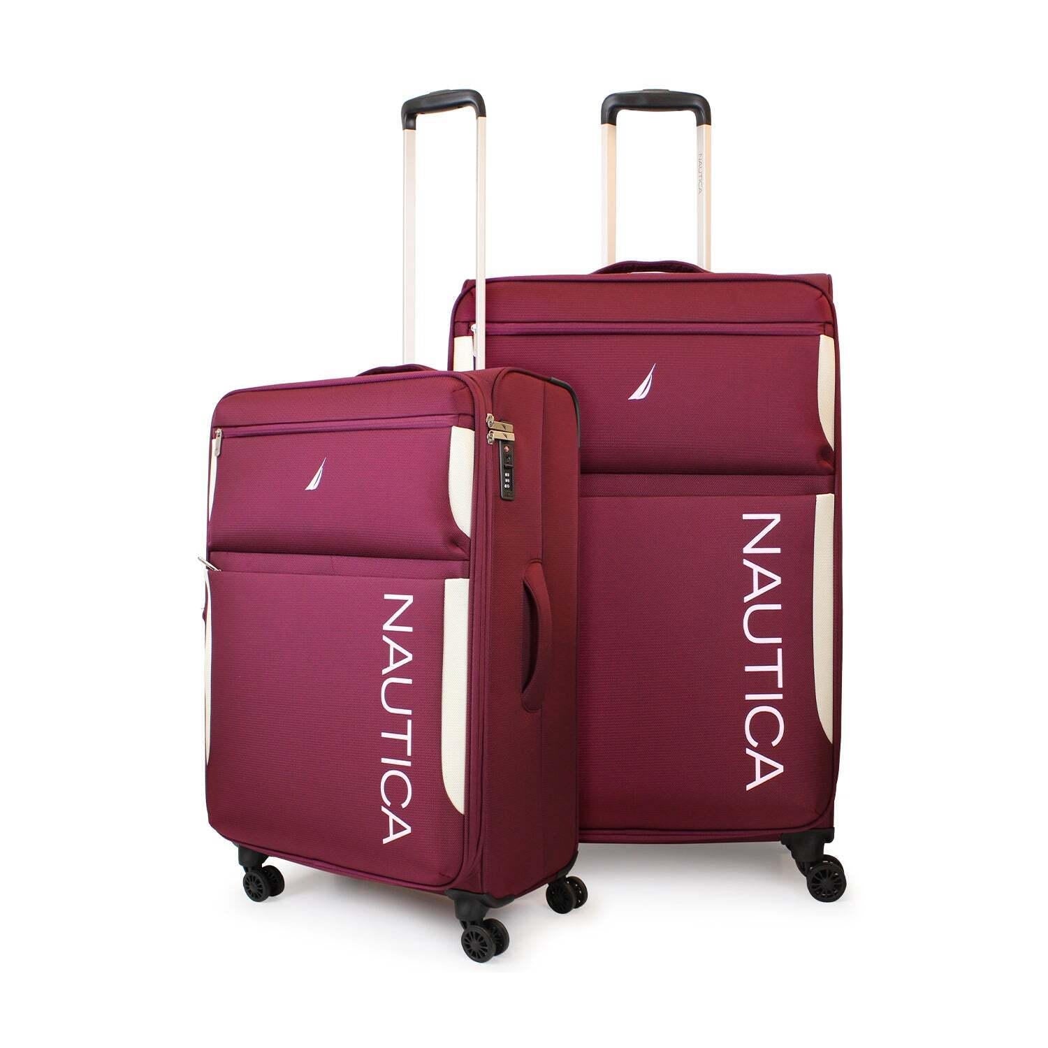 Pack 2 maletas M+L Marbella burdeo