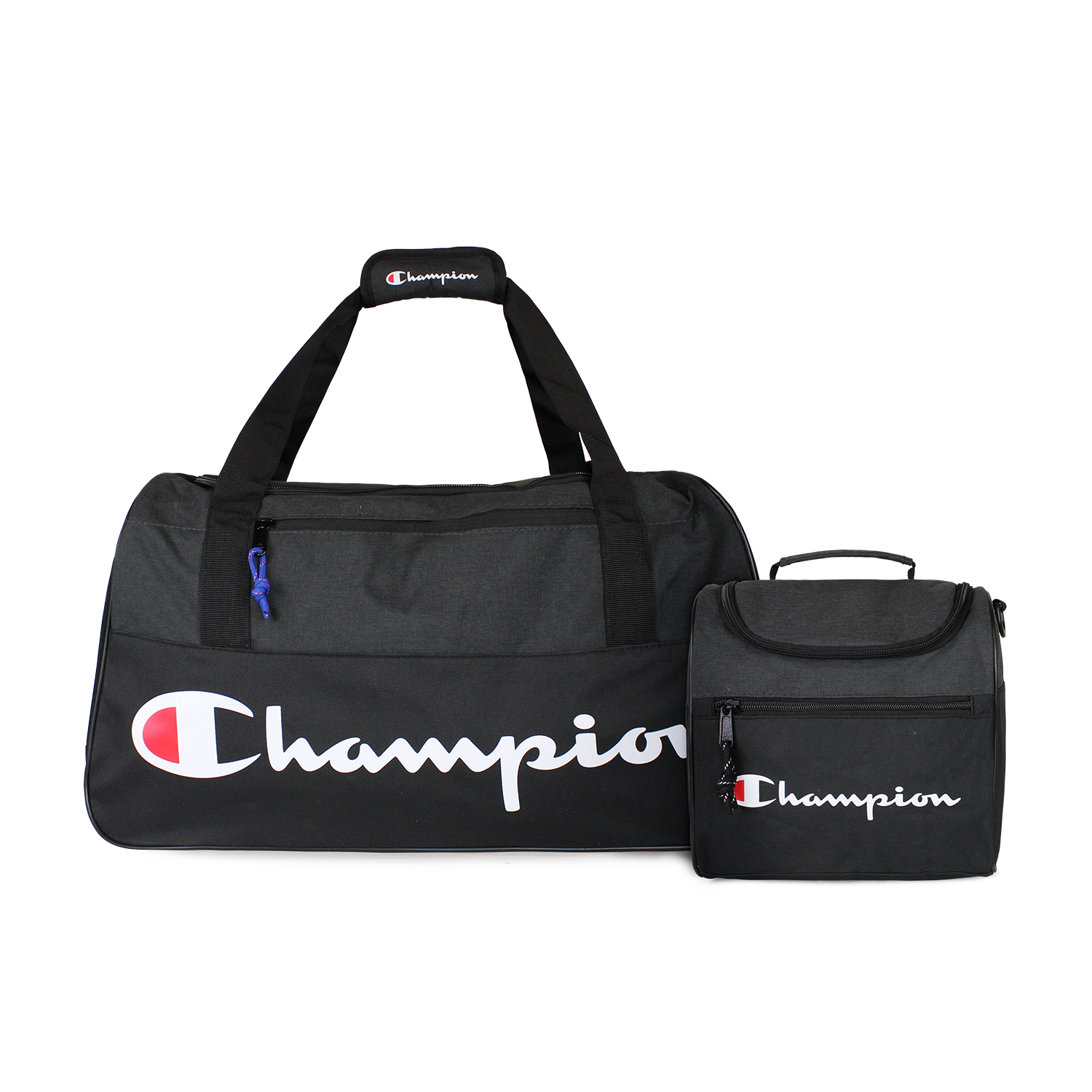 Pack bolso Atlanta 45lts + Lonchera Oxford negra negro