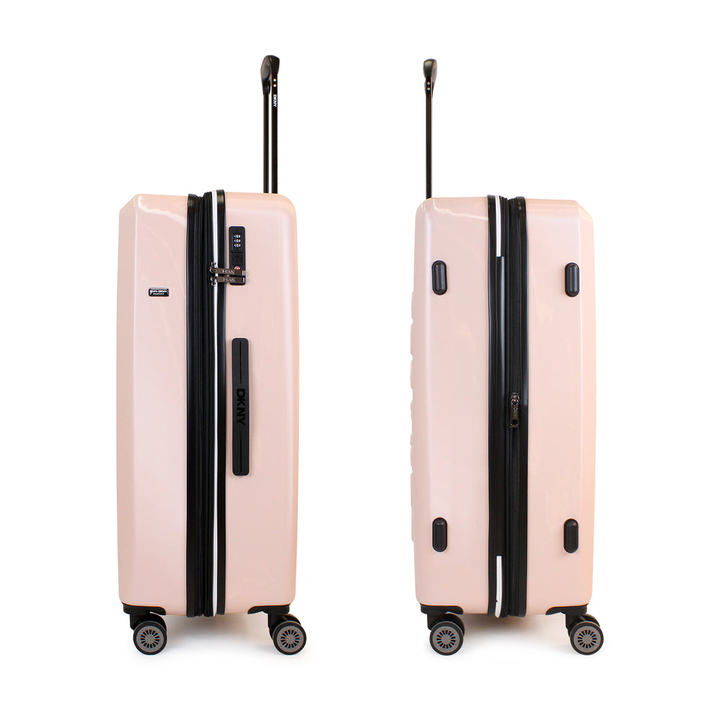 Pack 2 Maleta S+L Soho rosada + Almohada de Viaje DKNY