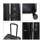 Pack 2 Maleta S+L Soho negra + Almohada de Viaje Varisty fucsia DKNY