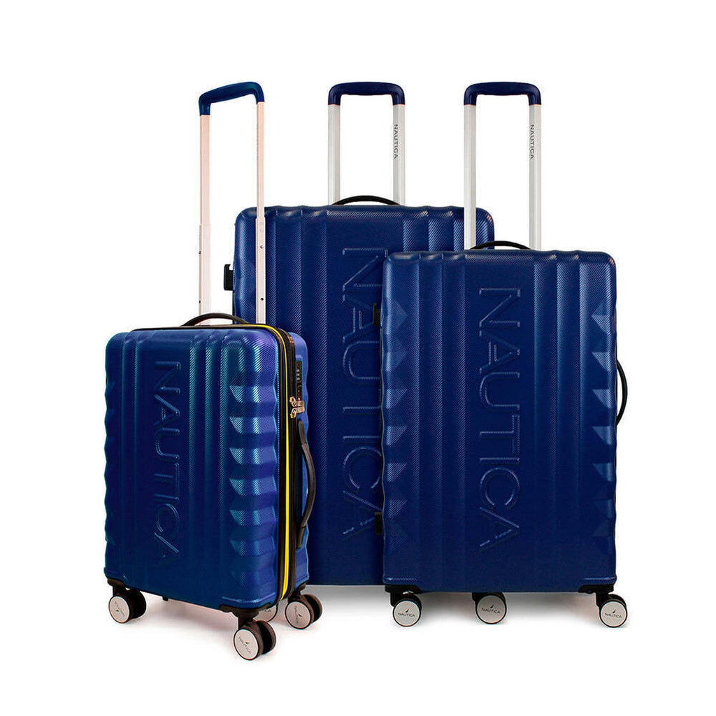 Set 3 maletas S+M+L Polonia azul