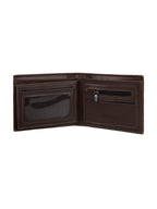 Billetera hombre Bruno café oscuro con monedero Carven Paris