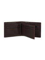 Billetera hombre Bruno café oscuro con monedero Carven Paris