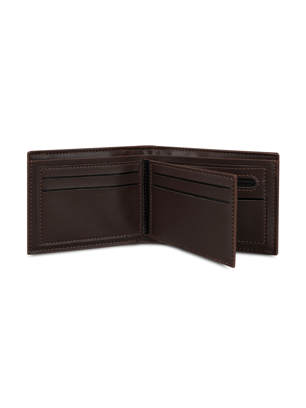 Billetera hombre Bruno café oscuro con monedero Carven Paris