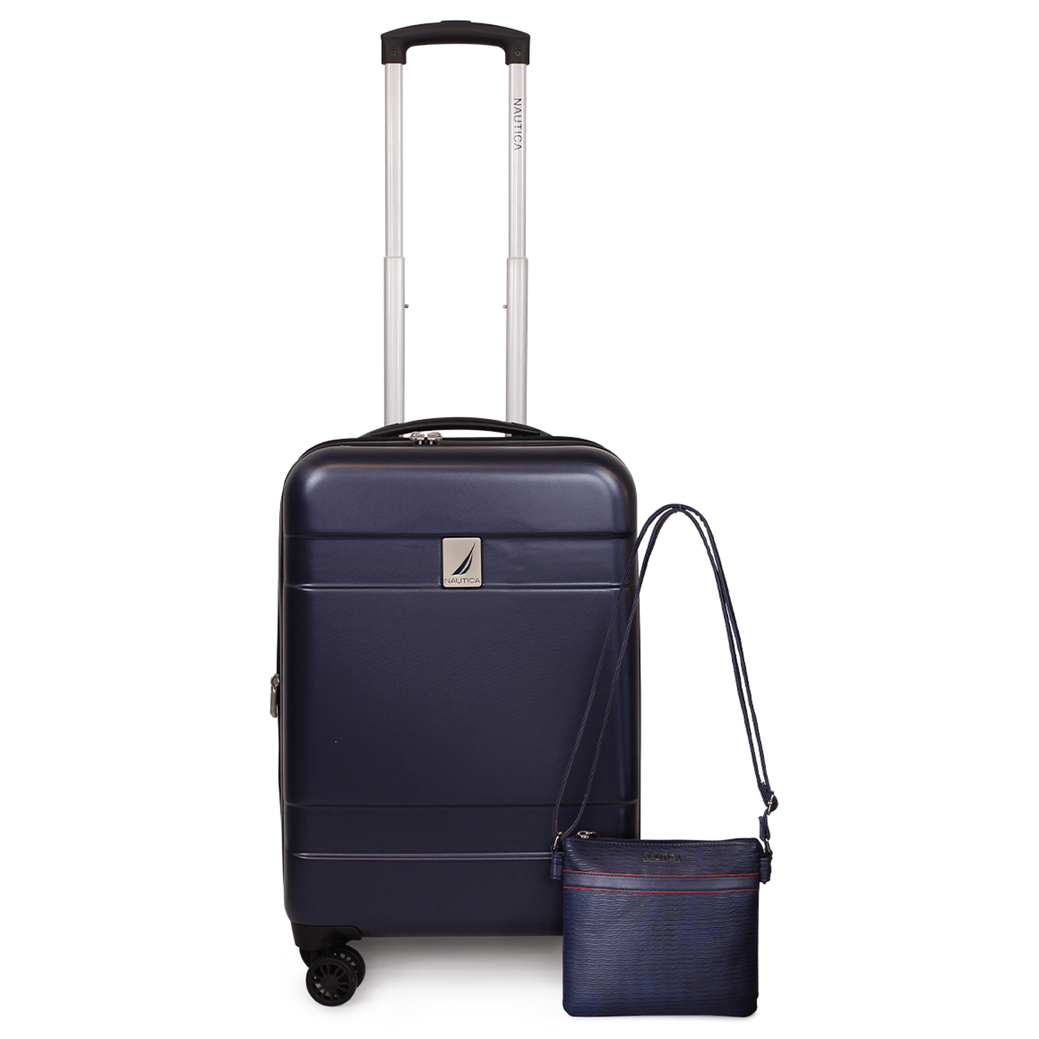 Pack Maleta cabina Bora 10kg + Cartera Leeway Nautica azul