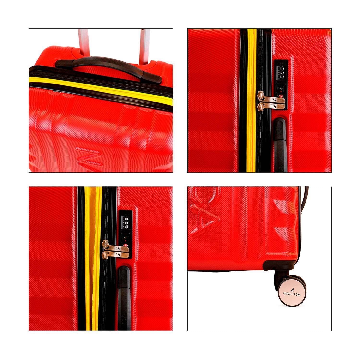 Pack 2 maletas S+M Polonia rojo
