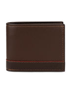 Billetera hombre Gino café oscuro con monedero  Carven Paris