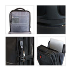 Mochila ejecutiva viaje con portanotebook y USB negro