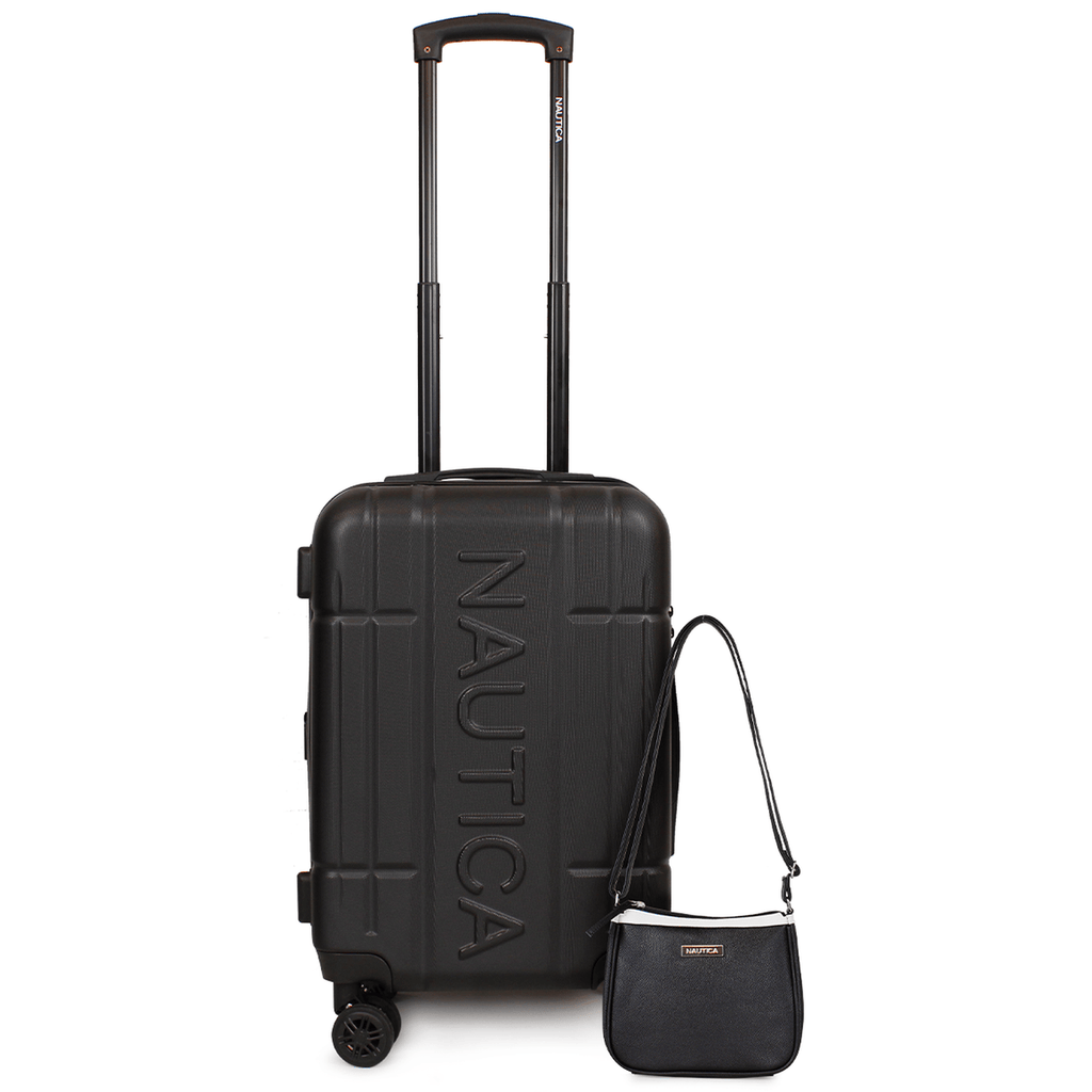 Pack Nautica Maleta cabina Amsterdam negra + Crossbody Diana negro