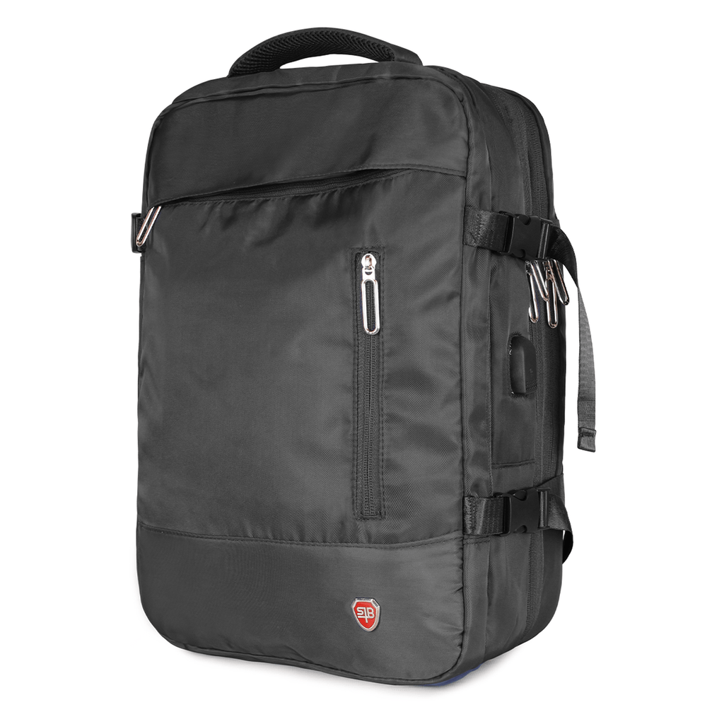 Mochila Viral con usb negro