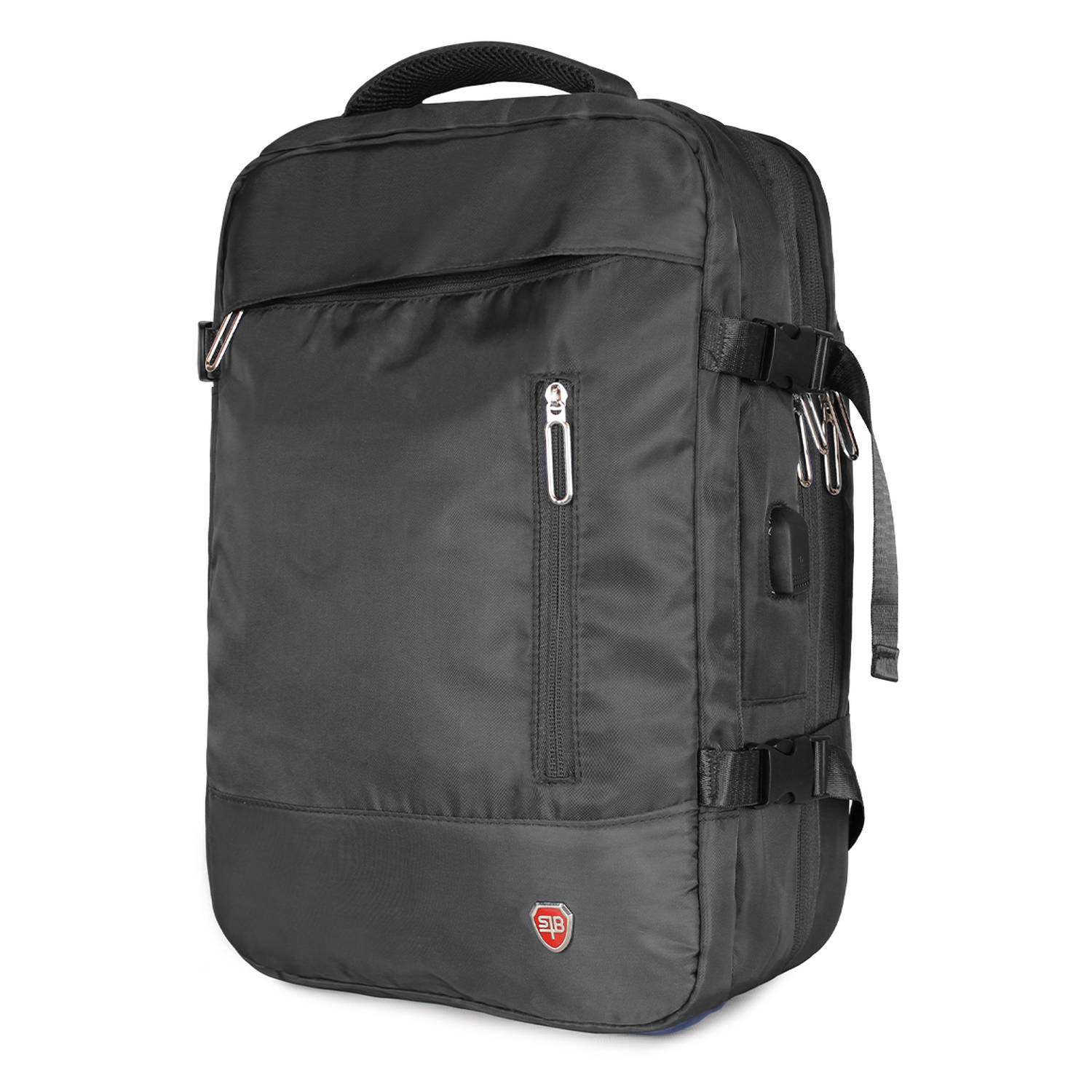 Mochila Viral con usb negro